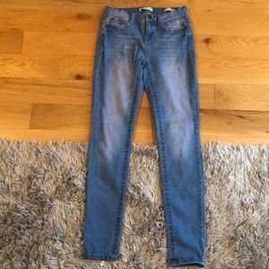 Light blue skinny jeans